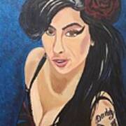 Amy Winehouse-lioness Art Print