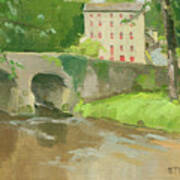 An Old Mill - Foulksmills, Ireland Art Print