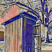 An Olde Outhouse Fx Art Print