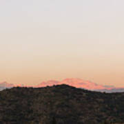 Andes Mountains Sunset Art Print