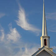 Angel Clouds 2020 Oak Grove Baptist Church Art Print