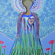 Angel Lady Art Print