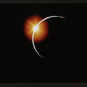 Apollo 12 View Of Solar Eclipse Art Print