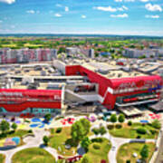 Arena Center Zagreb, Biggest Shopping Mall Complex In Croatia. Art Print