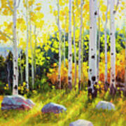 Aspen Vista Sunset 2 Art Print