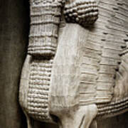 Assyrian Human-headed Winged Bull Art Print