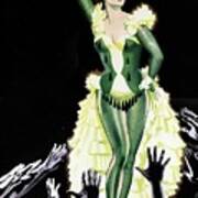 ''at The Green Cockatoo By Night'', 1957, Movie Poster Painting Art Print