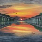 Atchafalaya Basin Bridge Art Print