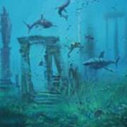 Atlantis Found Art Print