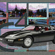 Autoart  Vettes / C4our Art Print