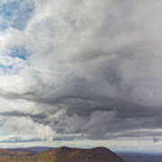 Autumn At The Top Of A Mountain In Ny Art Print