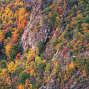 Autumn Cliffs Art Print