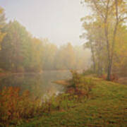 Autumn Fog Art Print