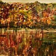 Autumn Swamp Art Print