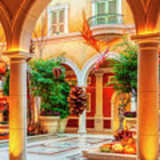 Autumn Wealth, Bellagio Las Vegas Art Print