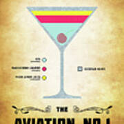 Aviation No.1 Cocktail - Classic Art Print