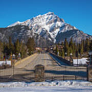 Banff Avenue Art Print