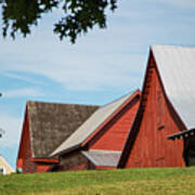 Barn Roof-lines Art Print