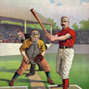 Baseball Art Print