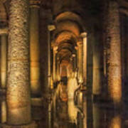 Basilica Cistern Underground Reservoir Art Print