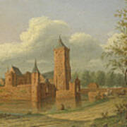 Batestein Castle Near Vianen Art Print