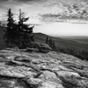 Beacon Heights In Grayscale Art Print