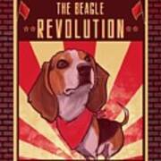 Beagle Revolution Art Print