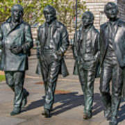 Beatles In Bronze, Liverpool Art Print