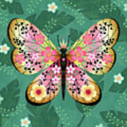 Beautiful Butterfly Blessing Art Print
