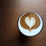 Beautiful Caffe Latte Art Print