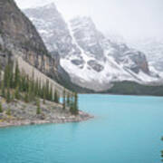 Beautiful Moraine Lake In Canadian Rockies Art Print