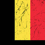 Belgium Flag Art Print