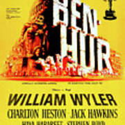 ''ben Hur'', -b 1959 - Art By Reynold Brown Art Print