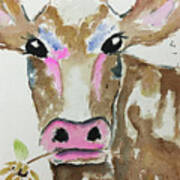 Betty Cow Art Print