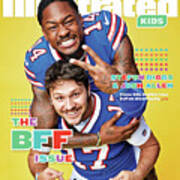 Bff Issue Cover, Buffalo Bills Josh Allen And Stefon Diggs Art Print