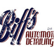 Tin Sign Biff's Auto Detailing 30.5x40.7cm 