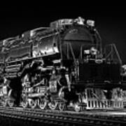 Big Boy 4014 - Solarized Art Print