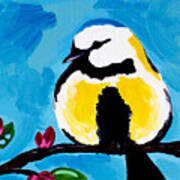 Bird Blue Art Print