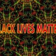 Black Lives Matter - Pan-african Art Print