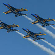 Blue Angels Diamond Formation Art Print