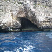 Blue Grotto 2 Art Print