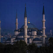 Blue Mosque Of Istanbul Art Print