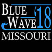 Blue Wave Missouri Vote Democrat Art Print