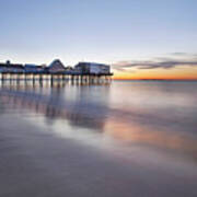 Boardwalk At Dawn Art Print