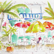 Boardwalk Phillipsburg Saint Maarten Art Print