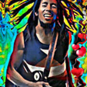 Bob Marley  1 Love Art Print