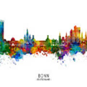 Bonn Germany Skyline #28 Art Print