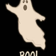 Boo The Ghost Art Print
