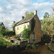 Bourton Home On The Water Art Print