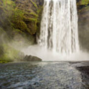 Breathtaking Skogafoss Art Print